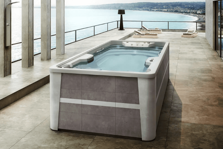 installation d'un spa de nage à dax